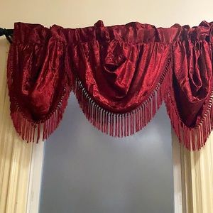 One Triple Waterfall Valance